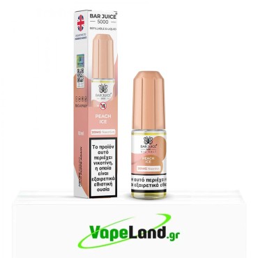 Bar Juice 5000 Peach Ice 10ml 20mg Nic Salts