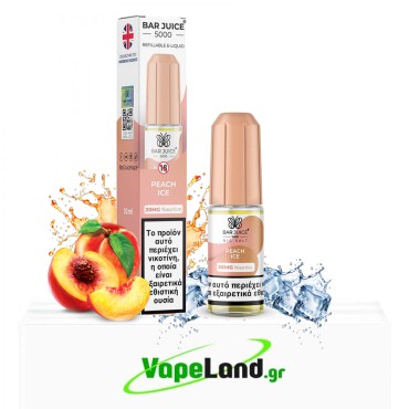Bar Juice 5000 Peach Ice 10ml 20mg Nic Salts