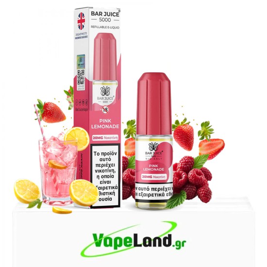 Bar Juice 5000 Pink Lemonade 10ml 20mg Nic Salts