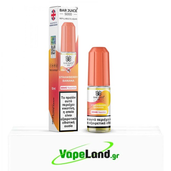 Bar Juice 5000 Strawberry Banana 10ml 20mg Nic Salts