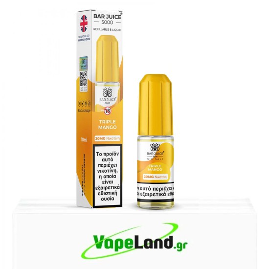 Bar Juice 5000 Triple Mango 10ml 20mg Nic Salts
