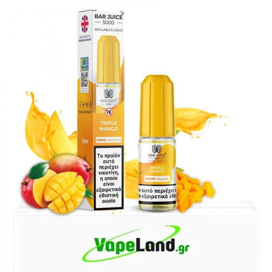 Bar Juice 5000 Triple Mango 10ml 20mg Nic Salts