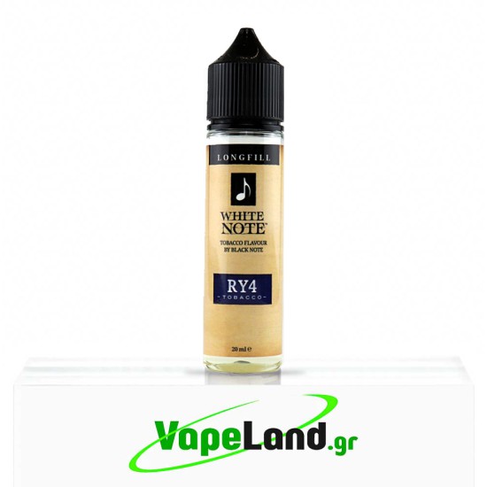 White Note Flavor Shots RY4 Tobacco 20ml to 60ml