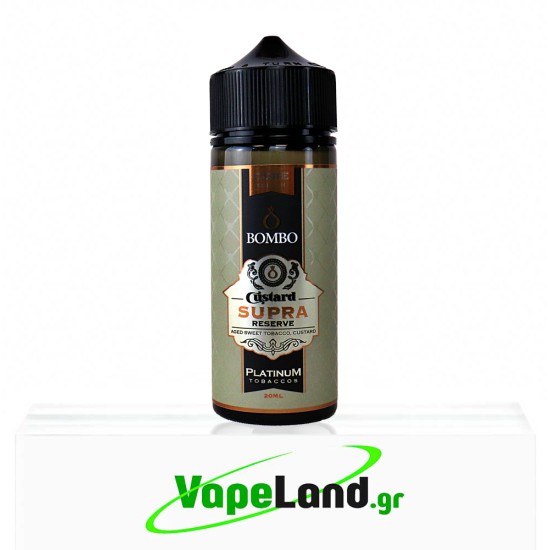 Bombo Platinum Tobaccos Core Edition Flavor Shots Custard Supra Reserve 20ml to 120ml