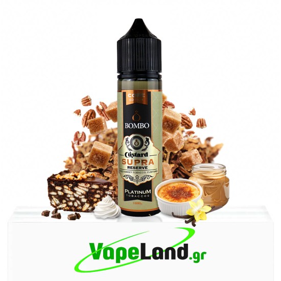 Bombo Platinum Tobaccos Core Edition Flavor Shots Custard Supra Reserve 10ml to 60ml