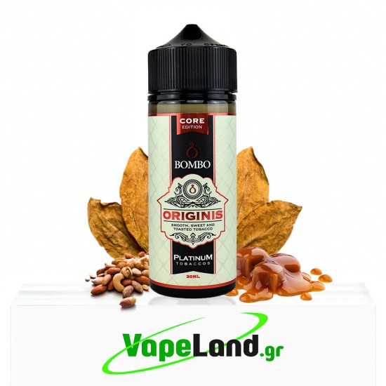 Bombo Platinum Tobaccos Core Edition Flavor Shots Originis 20ml to 120ml