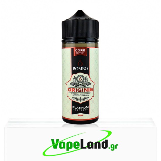 Bombo Platinum Tobaccos Core Edition Flavor Shots Originis 20ml to 120ml