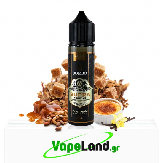 Bombo Platinum Tobaccos Core Edition Flavor Shots Supra Reserve 10ml to 60ml