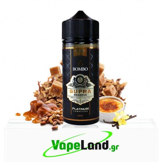 Bombo Platinum Tobaccos Core Edition Flavor Shots Supra Reserve 20ml to 120ml