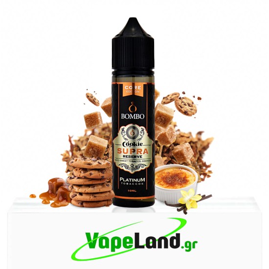 Bombo Platinum Tobaccos Core Edition Flavor Shots Cookie Supra Reserve 10ml to 60ml