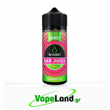 Bombo Bar Juice Hyper Boost Flavor Shots Cherry Ice 10ml to 120ml