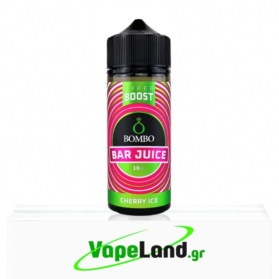 Bombo Bar Juice Hyper Boost Flavor Shots Cherry Ice 10ml to 120ml