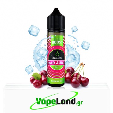 Bombo Bar Juice Hyper Boost Flavor Shots Cherry Ice 5ml to 60ml