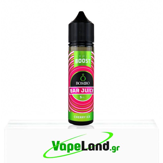 Bombo Bar Juice Hyper Boost Flavor Shots Cherry Ice 5ml to 60ml