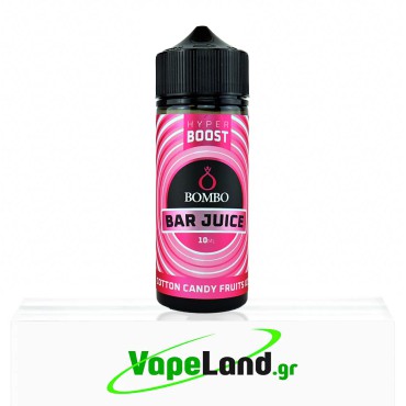 Bombo Bar Juice Hyper Boost Flavor Shots Cotton Candy Fruits Ice 10ml to 120ml