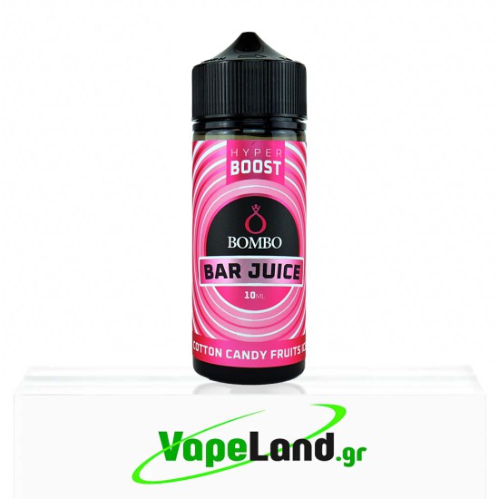 Bombo Bar Juice Hyper Boost Flavor Shots Cotton Candy Fruits Ice 10ml to 120ml
