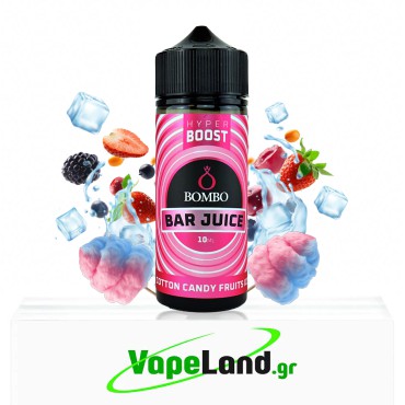 Bombo Bar Juice Hyper Boost Flavor Shots Cotton Candy Fruits Ice 10ml to 120ml