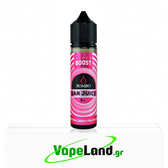 Bombo Bar Juice Hyper Boost Flavor Shots Cotton Candy Fruits Ice 5ml to 60ml