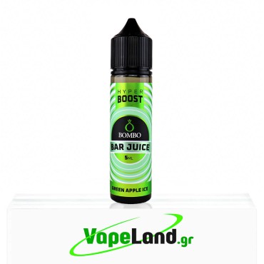 Bombo Bar Juice Hyper Boost Flavor Shots Green Apple Ice 5ml to 60ml