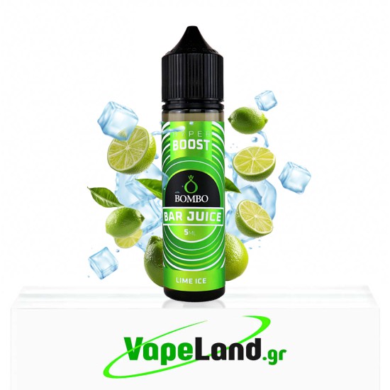 Bombo Bar Juice Hyper Boost Flavor Shots Lime Ice 5ml to 60ml