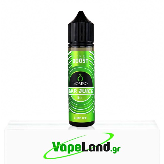 Bombo Bar Juice Hyper Boost Flavor Shots Lime Ice 5ml to 60ml