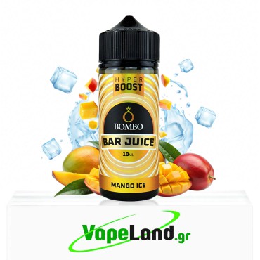 Bombo Bar Juice Hyper Boost Flavor Shots Mango Ice 10ml to 120ml