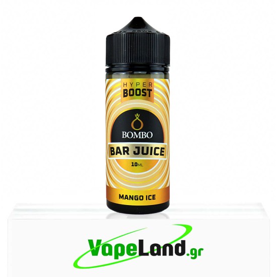 Bombo Bar Juice Hyper Boost Flavor Shots Mango Ice 10ml to 120ml
