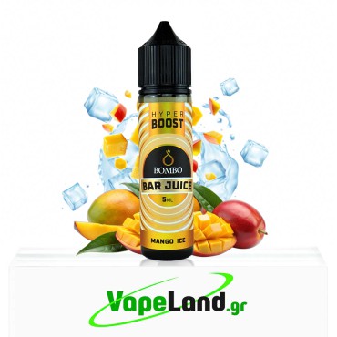 Bombo Bar Juice Hyper Boost Flavor Shots Mango Ice 5ml to 60ml