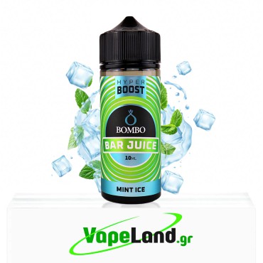 Bombo Bar Juice Hyper Boost Flavor Shots Mint Ice 10ml to 120ml