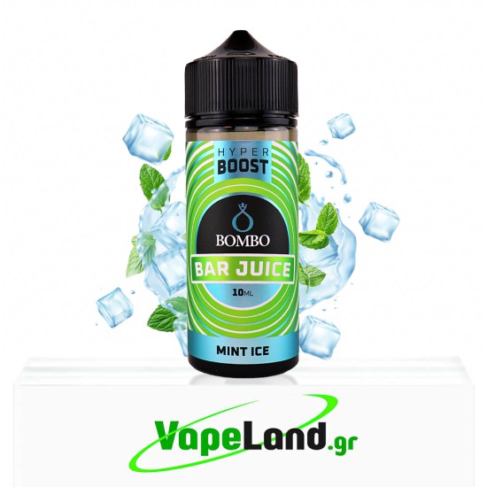 Bombo Bar Juice Hyper Boost Flavor Shots Mint Ice 10ml to 120ml