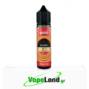 Bombo Bar Juice Hyper Boost Flavor Shots Peach Ice 5ml to 60ml
