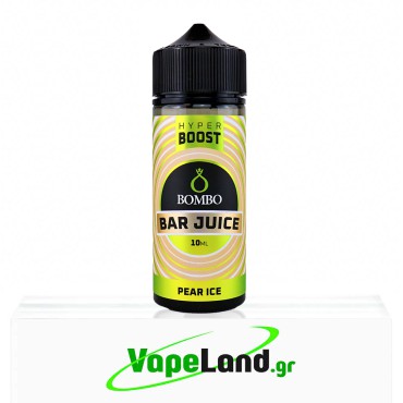 Bombo Bar Juice Hyper Boost Flavor Shots Pear Ice 10ml to 120ml