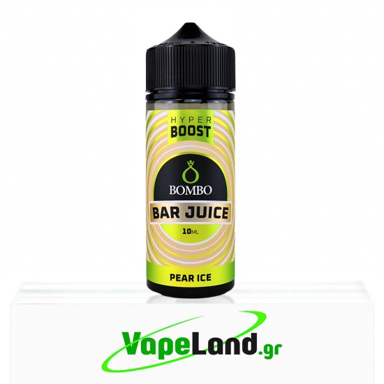 Bombo Bar Juice Hyper Boost Flavor Shots Pear Ice 10ml to 120ml