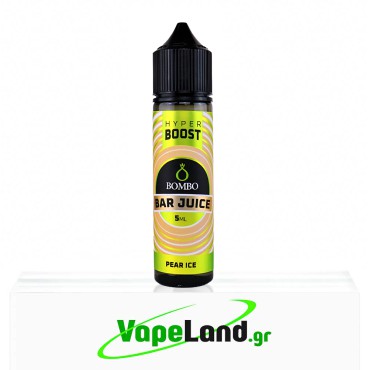 Bombo Bar Juice Hyper Boost Flavor Shots Pear Ice 5ml to 60ml