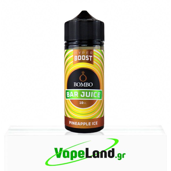 Bombo Bar Juice Hyper Boost Flavor Shots Pineapple Ice 10ml to 120ml