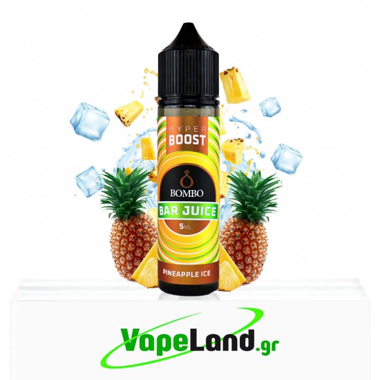 Bombo Bar Juice Hyper Boost Flavor Shots Pineapple Ice 5ml to 60ml