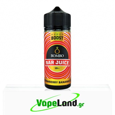 Bombo Bar Juice Hyper Boost Flavor Shots Strawberry Banana Ice 10ml to 120ml
