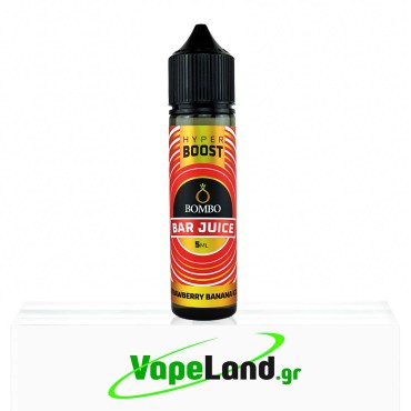 Bombo Bar Juice Hyper Boost Flavor Shots Strawberry Banana Ice 5ml to 60ml