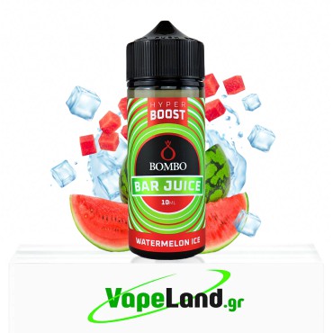 Bombo Bar Juice Hyper Boost Flavor Shots Watermelon Ice 10ml to 120ml