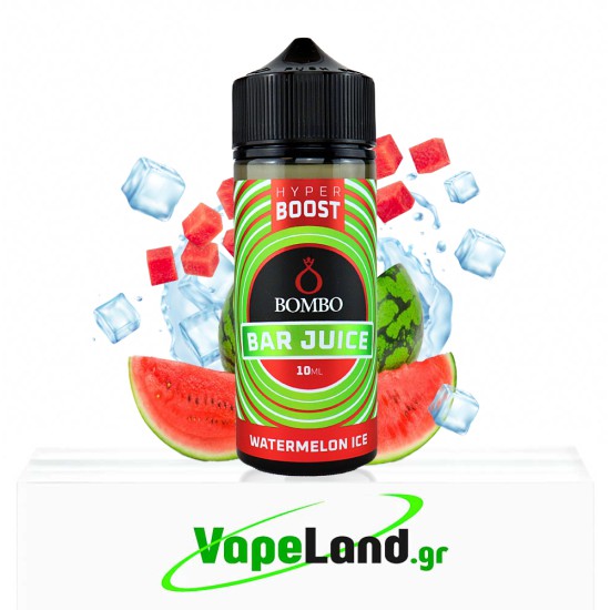 Bombo Bar Juice Hyper Boost Flavor Shots Watermelon Ice 10ml to 120ml