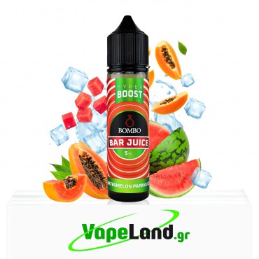 Bombo Bar Juice Hyper Boost Flavor Shots Watermelon Papaya Ice 5ml to 60ml