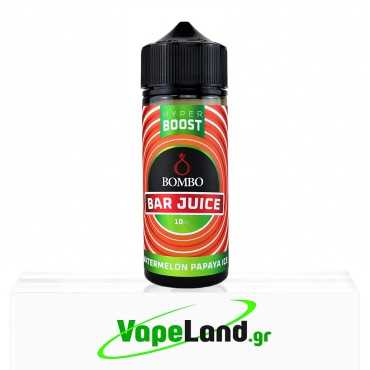 Bombo Bar Juice Hyper Boost Flavor Shots Watermelon Papaya Ice 10ml to 120ml