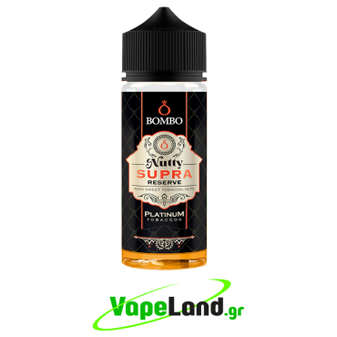 Bombo Platinum Tobaccos Flavor Shots Nutty Supra Reserve 30ml to 120ml