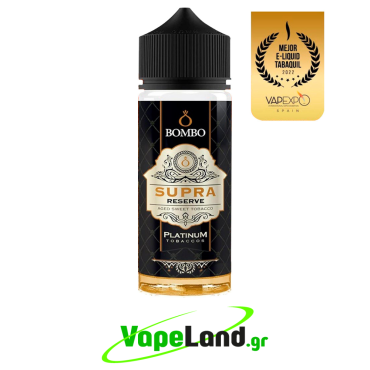 Bombo Platinum Tobaccos Flavor Shots Supra Reserve 30ml to 120ml