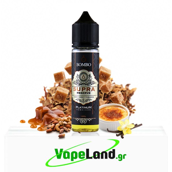 Bombo Platinum Tobaccos Flavor Shots Supra Reserve 15ml to 60ml