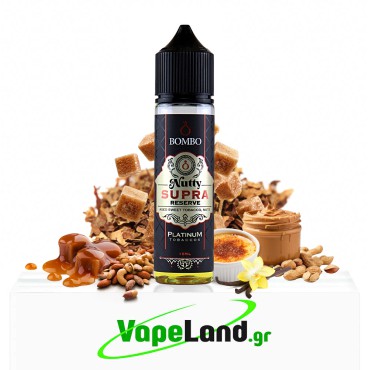 Bombo Platinum Tobaccos Flavor Shots Nutty Supra Reserve 15ml to 60ml