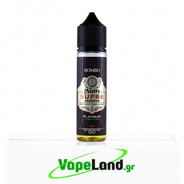 Bombo Platinum Tobaccos Flavor Shots Nutty Supra Reserve 15ml to 60ml