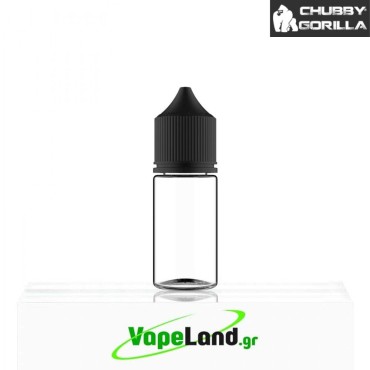 Chubby Gorilla 30ml Clear Bottle / Black Cap V3