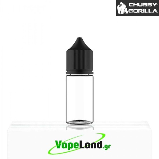 Chubby Gorilla 30ml Clear Bottle / Black Cap V3