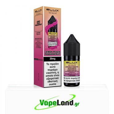 Elux Lemon Peach Passion Fruit Salt 20mg 10ml